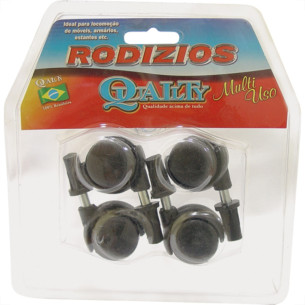 Rodizio Multi-Uso C/B Md Quality C/4Pc