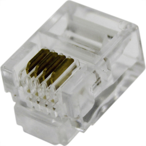 Conector P/Telefonia Modular Rj11 - Kit C/20 Unidades