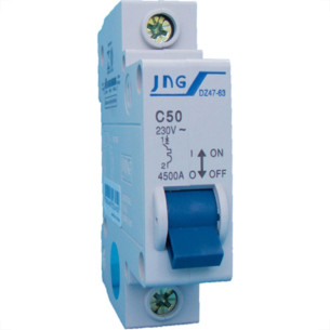 Disjuntor Jng Din Unip 06A Dz47- 63 C