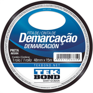 Fita Ades Demarcacao Tekbond Pr 48Mmx15M