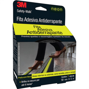 Fita Anti-Derrapante 3M Neon 5X50Mm Pr