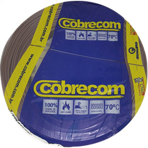 Fio Cabo Auto Cobrecom 100mts 1,5mm Marrom