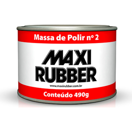 Massa P/Polir Maxi Rubber N2 490Gr