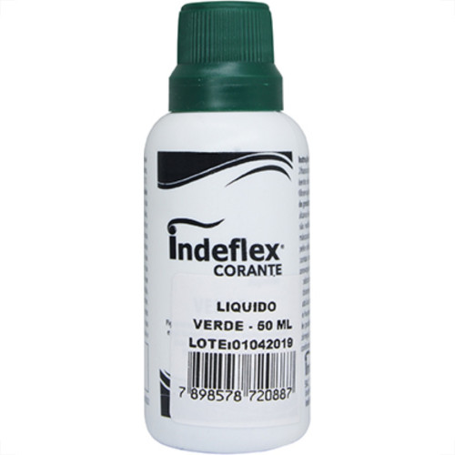 Corante Indeflex Verde 50Ml - Kit C/12 Unidades