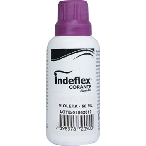 Corante Indeflex Violeta 50Ml - Kit C/12 Unidades