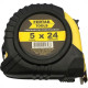 Trena 5Mt Emborrachado 24Mm Amarelo Fertak