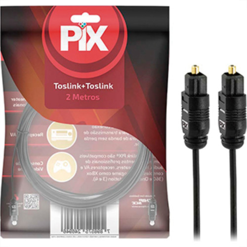 Cabo Optico Toslink Profissional 2M