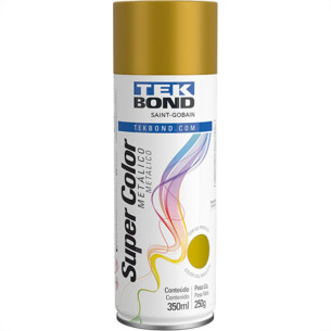 Spray Tekbond Metalico Ouro 350Ml