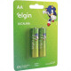 Pilha Alcalina Elgin Peq.Aa2 C/2 - Kit C/10 Unidades