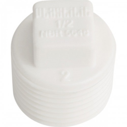 Plug Plastilit Rr 1 Branco . / Kit C/ 50 Unidades