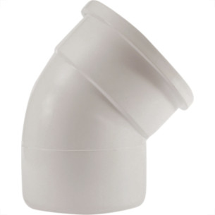 Cotovelo Esgoto Shiva 40X45 Branco - Kit C/10 Unidades