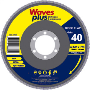 Disco Flap Waves 4.1/2 X 40 Zirconia