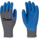 Luva Imbat Tricotada Banho Palmar Azul 08 - Kit C/12 Unidades