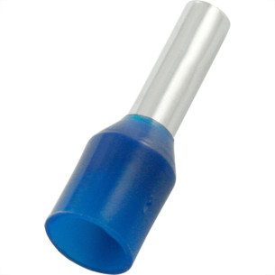 Terminal Pre-Isol Ilhos 2,5 C8 Azul Penzel - Kit C/100 Unidades