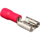 Terminal Pre-Isol Femea 0,5-1,5 Vermelho Penzel - Kit C/100 Unidades