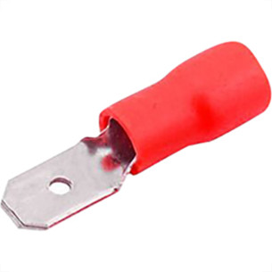 Terminal Pre-Isol Macho 0,5-1,5 Vermelho Penzel - Kit C/100 Unidades