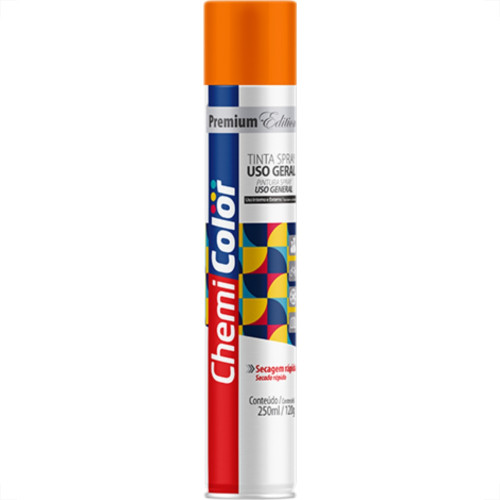 Spray Chemicolor Geral Laranja 250Ml