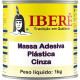 Massa Plastica 1Kg Ibere Cinza