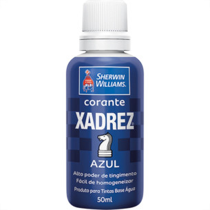 Corante Xadrez 50Ml Azul - Kit C/12 Unidades