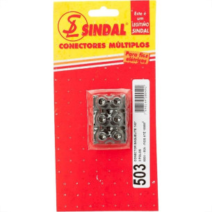 Conector Barra Sindal Baquelite 16/503 Cartelado Ski.0503.Bq.P