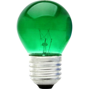 Lampada Bolinha Brasfort 15Wx127V Verde 8484 - Kit C/25 