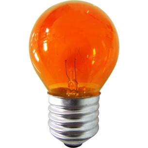 Lampada Bolinha Brasfort 15Wx220V Laranja 8490 - Kit C/25 