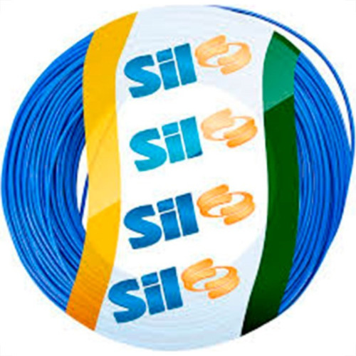 Fio Cabinho Flexivel Sil 25,0 Azul 100M 