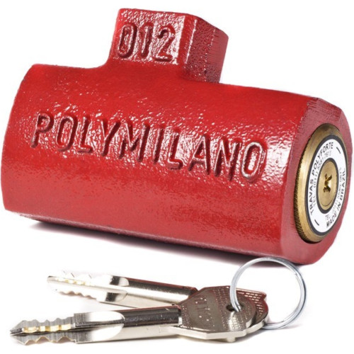 Cadeado Para Porta De Aco Polyforte Milano Automatico 69007