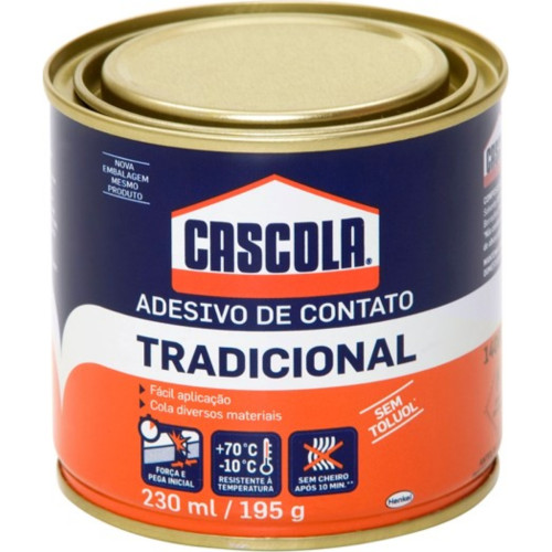 Cola Contato Cascola Tradicional Sem Toluol 195G 