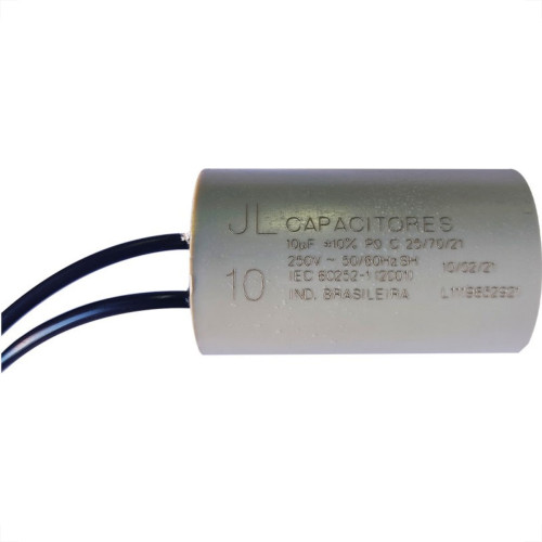 Capacitor Jl 10Uf 250Vac 30 X 56 100080