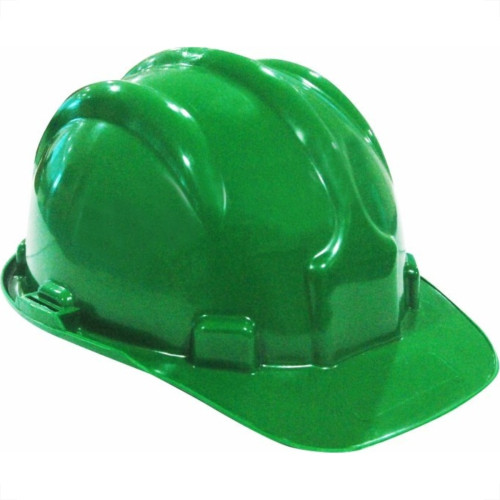 Capacete Com Carneira Plastcor Plastico Verde Claro 