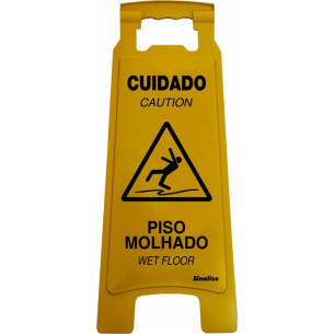 Placa Sinalizacao Dobravel Sinalize (Piso Molhado) 700Al