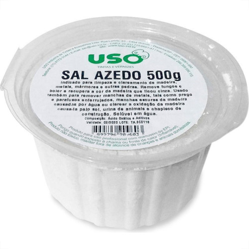 Sal Azedo Uso 500G Pote 0976-5 - Kit C/6 