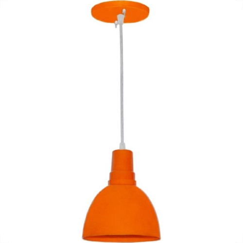 Luminaria Pendente Condulai Laranja Pen Fun 015 Lj