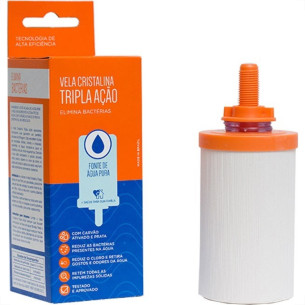 Vela Filtro Barro Elite Carvao Tripla Acao 60028 - Kit C/12 