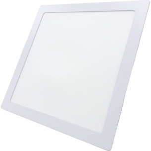 Luminaria Led Plafon Perkon Embutir Quadrado 24W 3000K 30Cm 1219