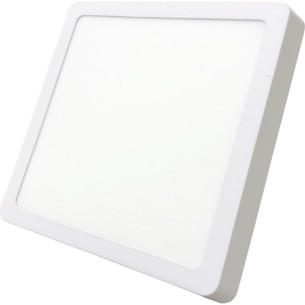 Luminaria Led Plafon Perkon Externo Quadrado 18W 3000K 22Cm 1233