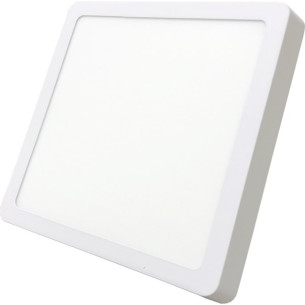 Luminaria Led Plafon Perkon Externo Quadrado 18W 6000K 22Cm 1234