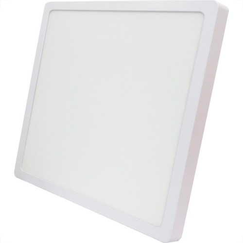 Luminaria Led Plafon Perkon Externo Quadrado 24W 3000K 30Cm 1235