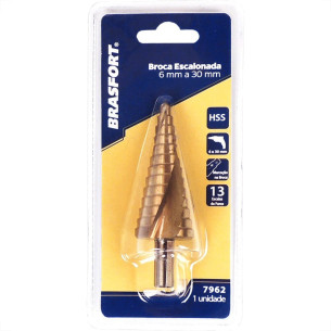 Broca Escalonada Brasfort 6 A 30Mm 7962