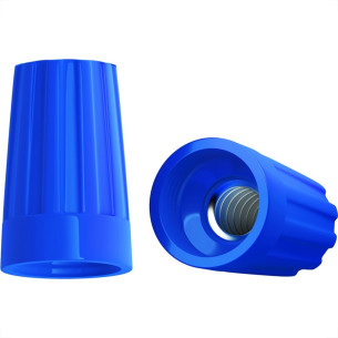 Conector Torcao Sforplast 0,8-4,5Mm Azul  100pcs 2495