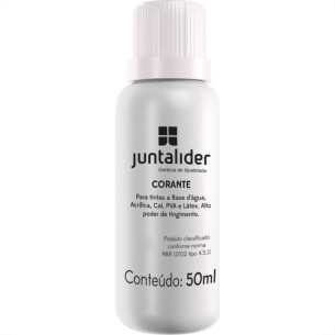 Corante Juntalider Branco 50Ml Para Tinta  - Kit C/12 