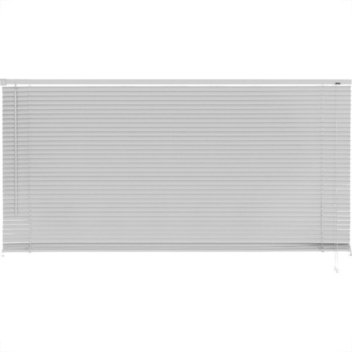 Persiana Horizontal Pvc Cinza L160Cm X A130Cm X 25Mm Pr2906-5