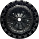 Roda 3,20X8 Pneu Macico Pro Flexborder ''Eixo Universal'' 100650