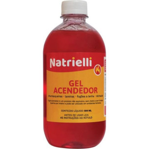 Acendedor Para Churrasqueira Natrielli Em Gel 500Ml Geac500