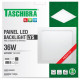 Luminaria Led Plafon Taschibra Lys Embutir Quadrado 36W 3000K 40Cm 