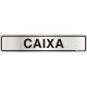 Placa Sinalizacao Aluminio 05X25 ''Caixa'' 100At