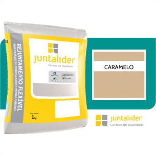 Rejunte Juntalider 1Kg Caramelo  - Kit C/20 