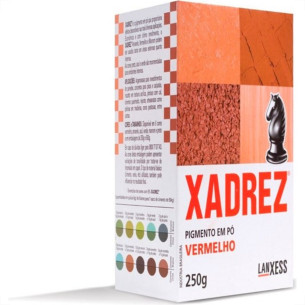 Xadrez Po  Vermelho 250 Grs