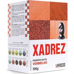 Xadrez Po  Vermelho 500 Grs